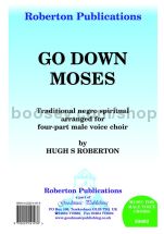 Go Down Moses! for male choir