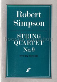 String Quartet No.9 (Study Score)