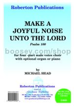 Make a Joyful Noise unto the Lord for male choir