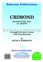 Crimond for male choir with faux-bourdon