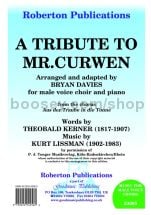Tribute to Mr Curwen for male choir
