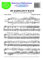 By Babylon's Wave for male choir