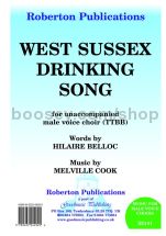 West Sussex Drinking Song for male choir