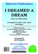 I Dreamed a Dream for male choir