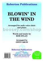 Blowin' in the Wind for male choir
