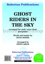 Ghost Riders in the Sky for male choir