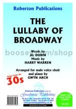 Lullaby of Broadway for male choir