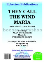 They Call the Wind Maria for male choir