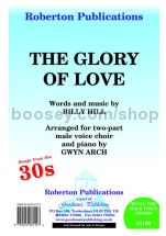 Glory of Love for male choir