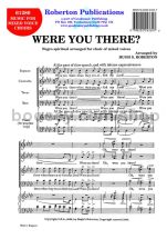 Were You There? for SATB choir