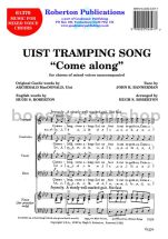 Uist Tramping Song (Come Along) for SATB choir