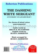 Dashing White Sergeant for SATB choir
