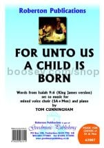 For Unto Us a Child is Born for SA & Men