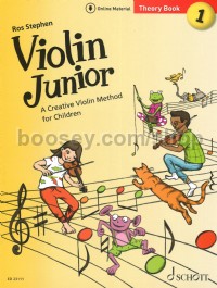 Violin Junior Theory Book 1 (Book & Online Audio)