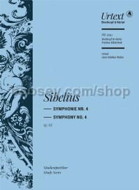 Symphony No.4 Op63 (Study Score)