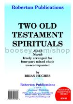 Two Old Testament Sprituals for SATB choir