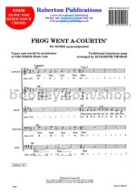 Frog went a-courtin' for SATB choir