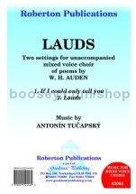 Lauds - SATB choir