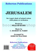 Jerusalem (in F) for SATB choir