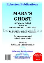 Mary's Ghost for SATB choir