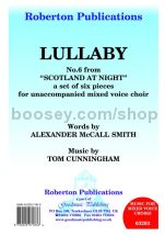 Lullaby for SATB choir