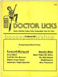 Doctor Licks Rock's Hottest Guitar Solos vol.3 Bk/cassette