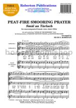 Peat Fire Smooring Prayer for female choir (SSA)