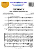 Memory for female choir (SSA)