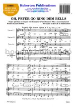 Oh, Peter, Go Ring Dem Bells for female choir (SSA)