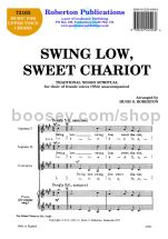 Swing Low, Sweet Chariot for female choir (SSA)