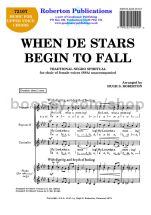 When De Stars Begin To Fall for female choir (SSA)