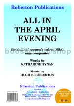 All in the April Evening for female choir (SSA)