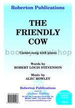 Friendly Cow for unison choir