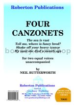 Four Canzonets for female choir (SA)