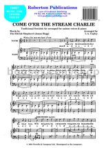 Come O'er the Stream Charlie for unison choir