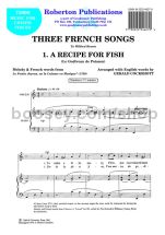 Three French Songs for unison voices
