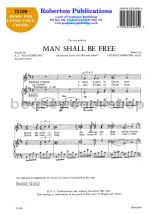 Man Shall Be Free for female choir (SSA)