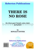 There Is No Rose for female choir (SSA)