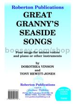 Great Granny's Seaside Songs for unison choir