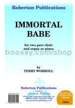Immortal Babe for female choir (SA)