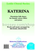 Katerina for female choir (SSA)