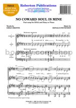 No Coward Soul Is Mine for female choir (SSAA)