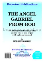 Angel Gabriel from God for unison choir
