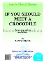 If You Should Meet A Crocodile for unison voices
