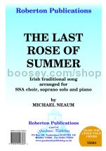 The Last Rose of Summer for female choir (SSA)