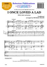 I Once Loved A Lad for female choir (SSAA)