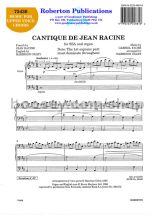Cantique de Jean Racine for female choir (SSA)