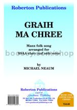 Graih Ma Chree for female choir (SSAA) & solo voice