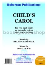 Child's Carol for female choir (SA)