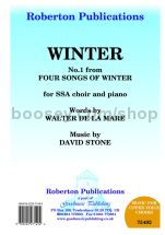 Winter for SSA choir & piano